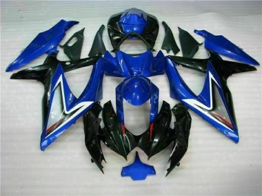 Suzuki GSXR 600 / 750 K8 2008-2010 Vollverkleidung - Blau Schwarz