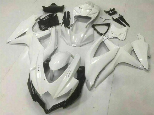 Suzuki GSXR 600 / 750 K8 2008-2010 Vollverkleidung - Weiß