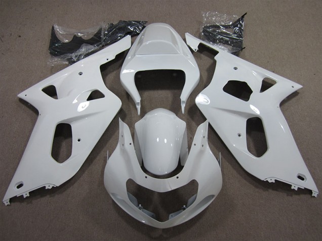 Suzuki GSXR 600 K1 K2 K3 2001-2003 Verkleidungen - Weiß