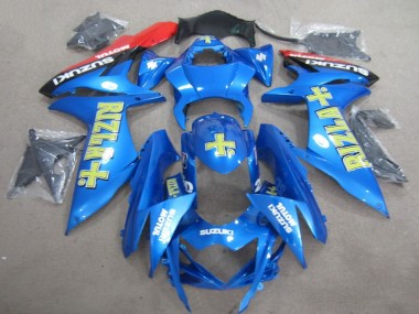 Suzuki GSXR 600 K11 2011-2024 Verkleidungen - Blau Gelb Rizla