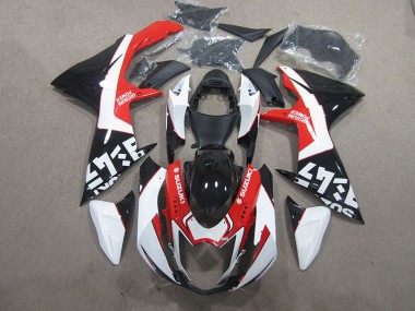 Suzuki GSXR 600 K11 2011-2024 Verkleidungen - Schwarz Rote Weiß