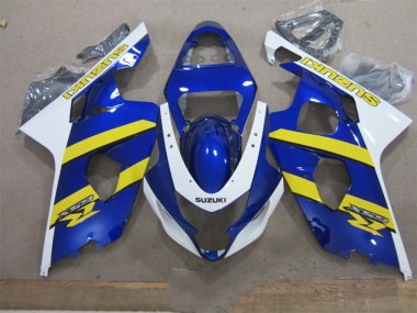 Suzuki GSXR 600 K4 2004-2005 Verkleidungen - Blau Weiß Gelb