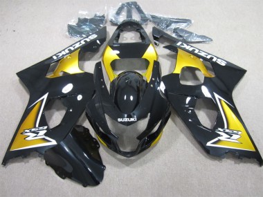 Suzuki GSXR 600 K4 2004-2005 Verkleidungen - Schwarz Gelb