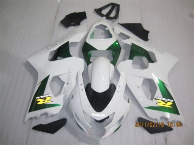 Suzuki GSXR 600 K4 2004-2005 Verkleidungen - Weiß Grün