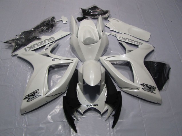 Suzuki GSXR 600 K6 2006-2007 Verkleidung - Weiß