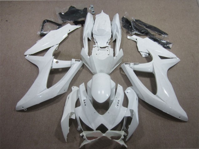 Suzuki GSXR 600 K8 2008-2010 Verkleidungen - Weiß