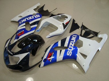 Suzuki GSXR 750 K1 K2 K3 2001-2003 Verkleidung - Blau Weiß
