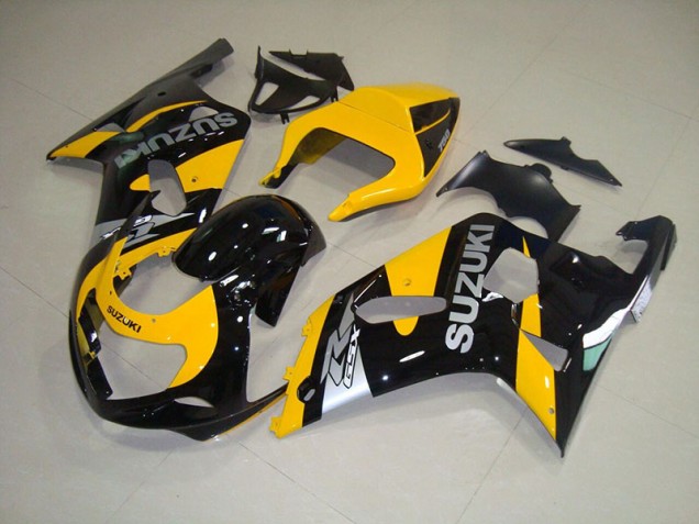 Suzuki GSXR 750 K1 K2 K3 2001-2003 Verkleidungen - Gelb Schwarz