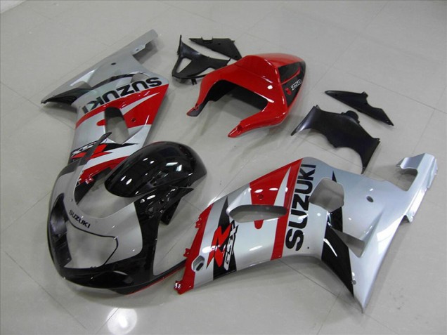 Suzuki GSXR 750 K1 K2 K3 2001-2003 Verkleidungen - Schwarz Rot