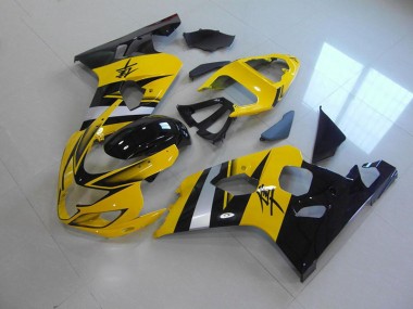 Suzuki GSXR 750 K4 2004-2005 Verkleidungen - Gelb Schwarz