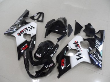 Suzuki GSXR 750 K4 2004-2005 Verkleidungen - Schwarz West
