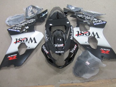 Suzuki GSXR 750 K4 2004-2005 Verkleidungen - Schwarzer West Mobil