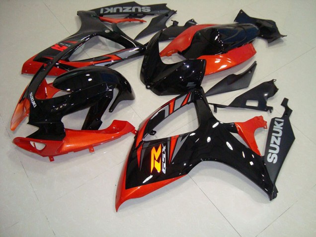 Suzuki GSXR 750 K6 2006-2007 Verkleidung - Schwarz Rot