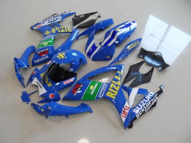 Suzuki GSXR 750 K6 2006-2007 Verkleidungen - Blau Gelb Rizla
