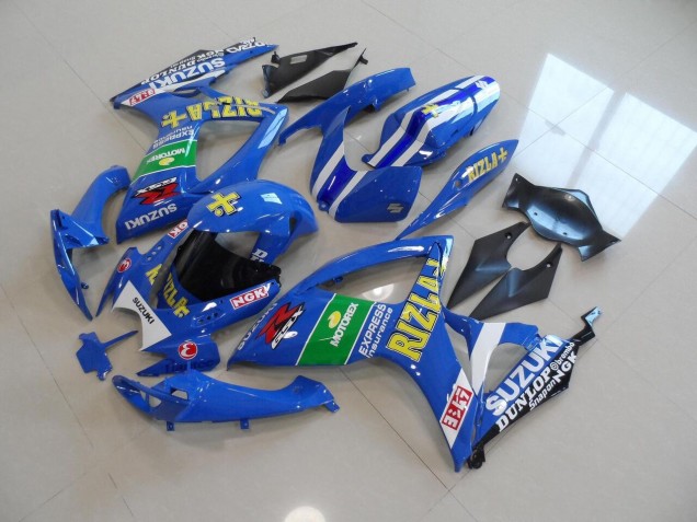 Suzuki GSXR 750 K6 2006-2007 Verkleidungen - Blau Gelb Rizla