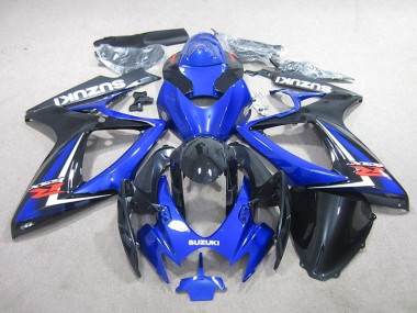 Suzuki GSXR 750 K6 2006-2007 Verkleidungen - Blau Schwarz