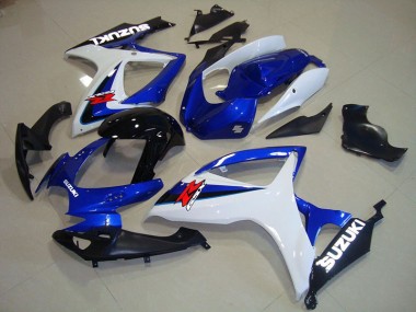 Suzuki GSXR 750 K6 2006-2007 Verkleidungen - Blau Weiß Schwarz