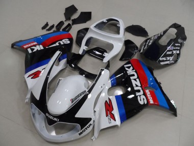 Suzuki TL1000R 1998-2003 Verkleidungen - Weiß Blau Motul