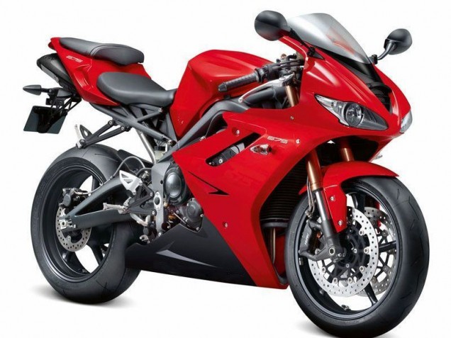 Triumph Daytona 675 Triple 2006-2008 Verkleidungen - Rot Schwarz Triumph Daytona 675 Triple 2006-2008 Verkleidungen - Rot Schwarz