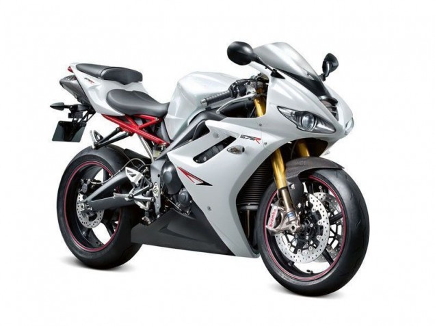 Triumph Daytona 675 Triple 2006-2008 Verkleidungen - Weiß Schwarz Triumph Daytona 675 Triple 2006-2008 Verkleidungen - Weiß Schwarz