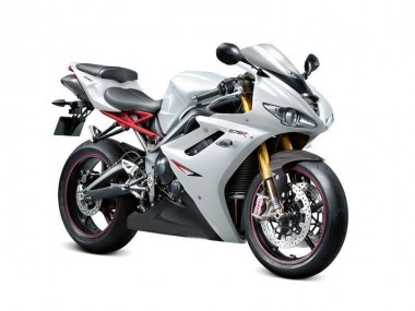 Triumph Daytona 675 Triple 2009-2012 Verkleidungen - Perl Weiß Schwarz