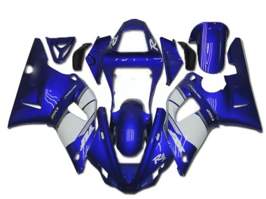 Yamaha R1 2000-2001 Verkleidung - Blau Weiß