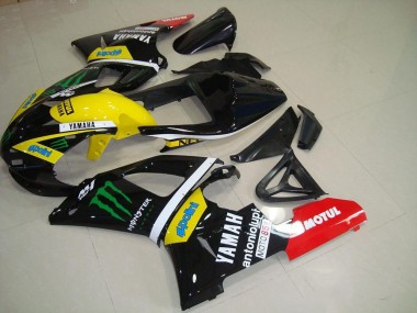 Yamaha R1 2000-2001 Verkleidung - Gelb Monster