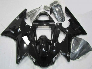 Yamaha R1 2000-2001 Verkleidungen - Glänzend Schwarz