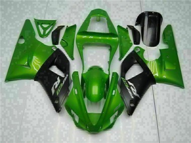 Yamaha R1 2000-2001 Verkleidungen - Grün