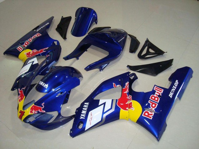 Yamaha R1 2000-2001 Verkleidungen - Rot Bull