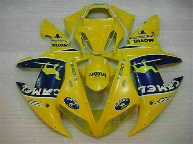 Yamaha R1 2002-2003 Verkleidungen - Gelb