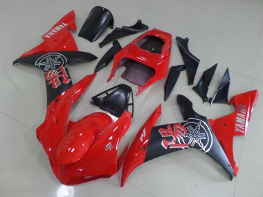 Yamaha R1 2002-2003 Verkleidungen - Mattrot