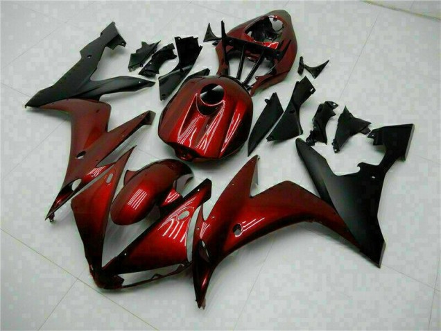 Yamaha R1 2004-2006 Verkleidung - Rot Schwarz