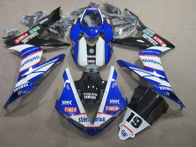 Yamaha R1 2004-2006 Verkleidungen - Blau Weiß Volvo Sterilgarda 19