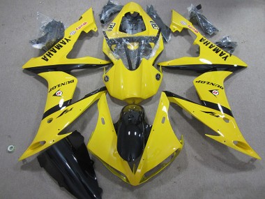 Yamaha R1 2004-2006 Verkleidungen - Gelb Dunlop