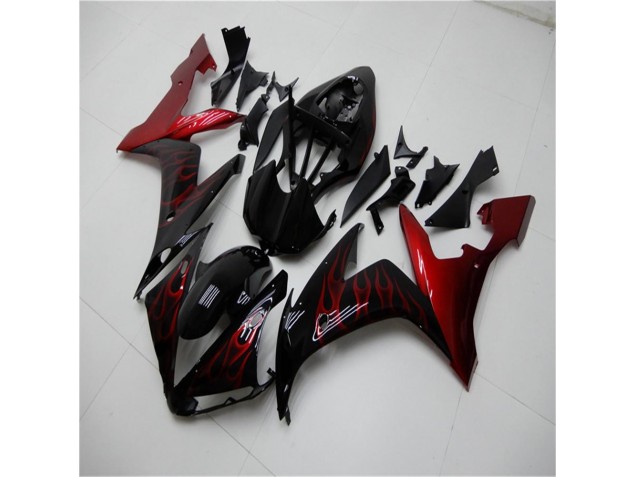 Yamaha R1 2004-2006 Verkleidungen - Rot Schwarz