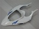 Yamaha R1 2004-2006 Verkleidungen - Weiß Blau Flamme