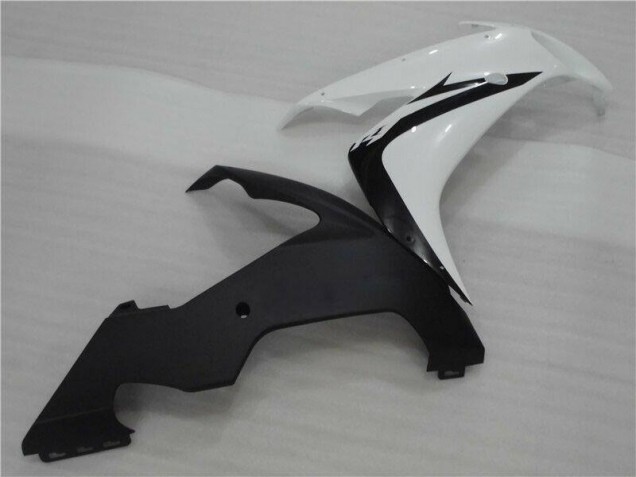 Yamaha R1 2004-2006 Verkleidungen - Weiß Schwarz Flamme