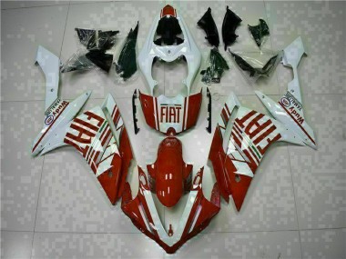 Yamaha R1 2007-2008 Verkleidung - Rot Weiß