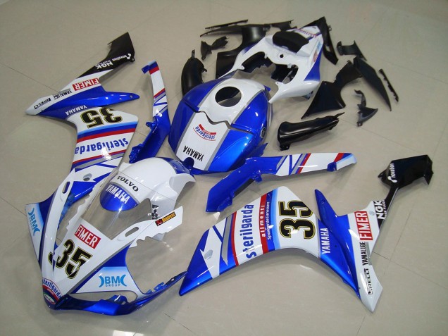 Yamaha R1 2007-2008 Verkleidungen - Blau Aufkleber