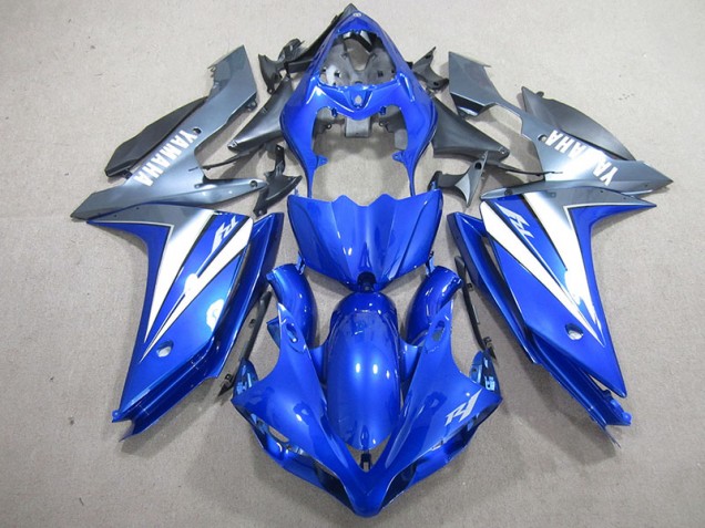 Yamaha R1 2007-2008 Verkleidungen - Blau Silber