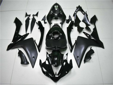 Yamaha R1 2007-2008 Verkleidungen - Matt schwarz Glänzend