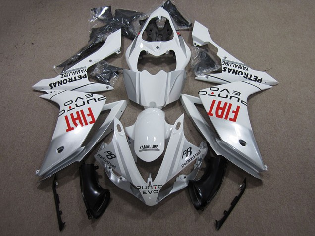 Yamaha R1 2007-2008 Verkleidungen - Weiß Fiat