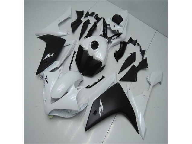 Yamaha R1 2007-2008 Verkleidungen - Weiß Schwarz