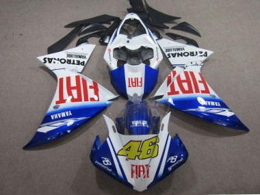 Yamaha R1 2009-2011 Verkleidungen - Blau Weiß Fiat 46