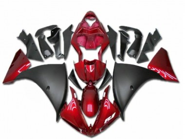 Yamaha R1 2009-2011 Verkleidungen - Rot Schwarz