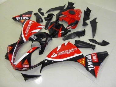 Yamaha R1 2009-2011 Verkleidungen - Rot Schwarz SantUnder