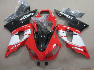 Yamaha R1 2009-2011 Verkleidungen - Rot Schwarz Weiß