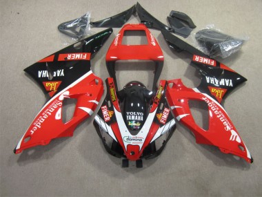 Yamaha R1 2009-2011 Verkleidungen - Rot Schwarz Weiß SantUnder