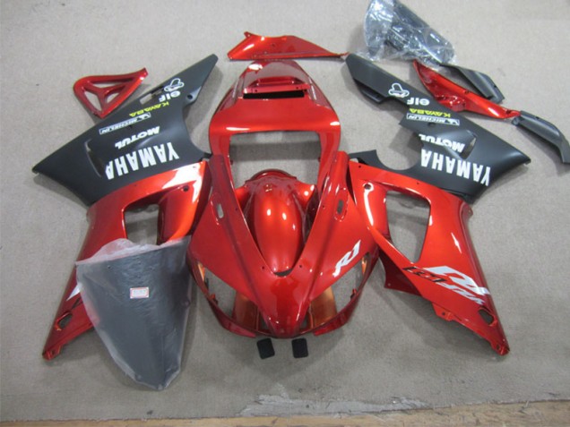 Yamaha R1 2009-2011 Verkleidungen - Rot Weiß